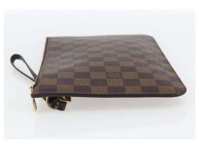 LOUIS VUITTON Damier Ebene Neverfull MM Pouch Accessory Pouch LV Auth 170900A - view 3