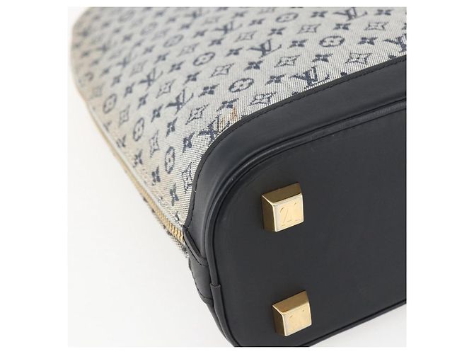 LOUIS VUITTON Mini Alma Haut Borsa a Mano Monogramma Blu M92202 LV Auth ep13315A - vista 11