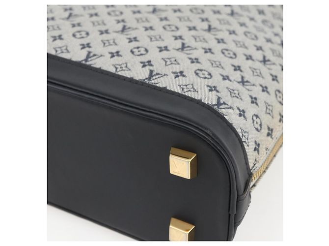 LOUIS VUITTON Mini Alma Haut Borsa a Mano Monogramma Blu M92202 LV Auth ep13315A - vista 12