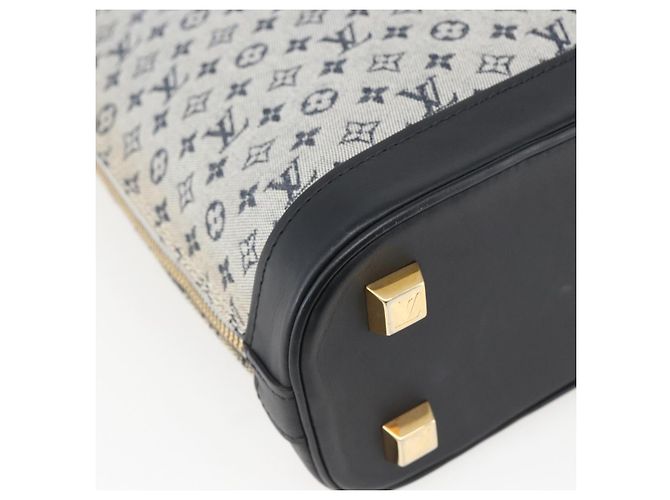 LOUIS VUITTON Mini Alma Haut Borsa a Mano Monogramma Blu M92202 LV Auth ep13315A - vista 13