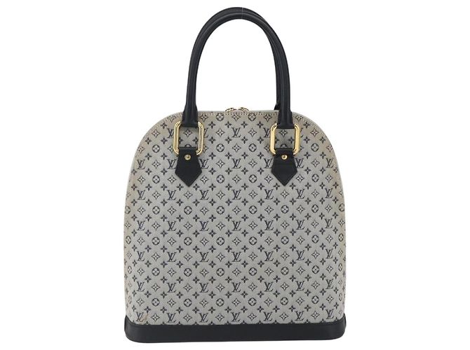 LOUIS VUITTON Mini Alma Haut Borsa a Mano Monogramma Blu M92202 LV Auth ep13315A - vista 2