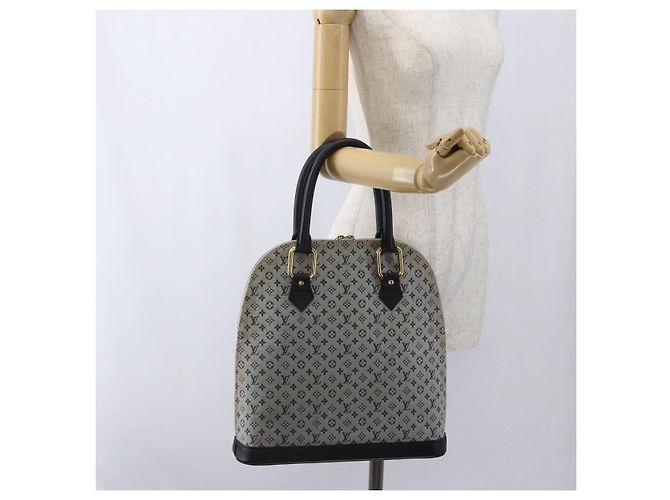 LOUIS VUITTON Mini Alma Haut Borsa a Mano Monogramma Blu M92202 LV Auth ep13315A - vista 22