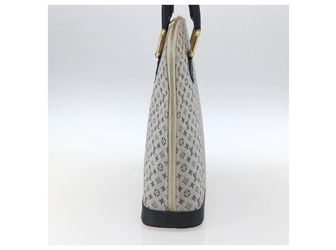 LOUIS VUITTON Mini Alma Haut Borsa a Mano Monogramma Blu M92202 LV Auth ep13315A - vista 4