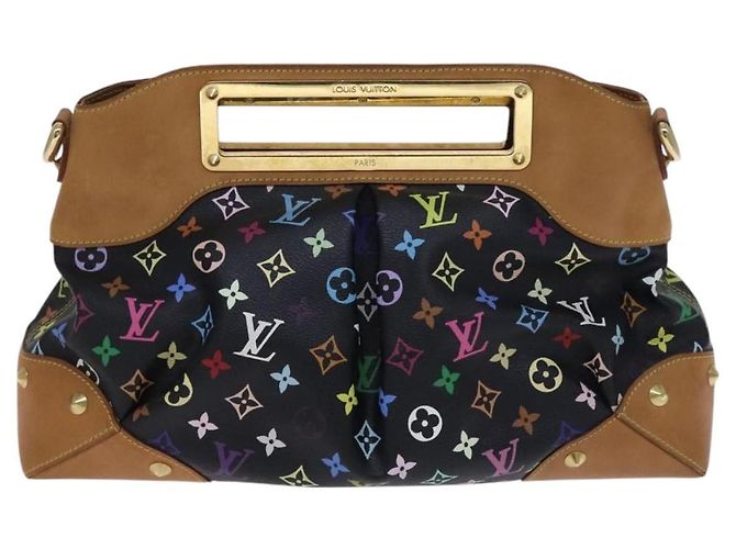 LOUIS VUITTON Bolsa Judy GM 2way Monograma Multicolor Negro M40254 Auténtica LV BD1050SAV - vista 13
