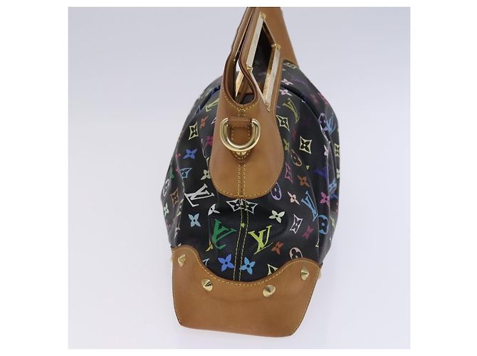 LOUIS VUITTON Bolsa Judy GM 2way Monograma Multicolor Negro M40254 Auténtica LV BD1050SAV - vista 3