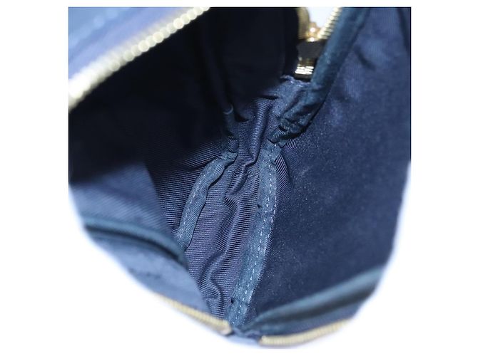 LOUIS VUITTON LV Squared Double Pouch per Telefono Blu M81060 LV Auth EC603SM - vista 11