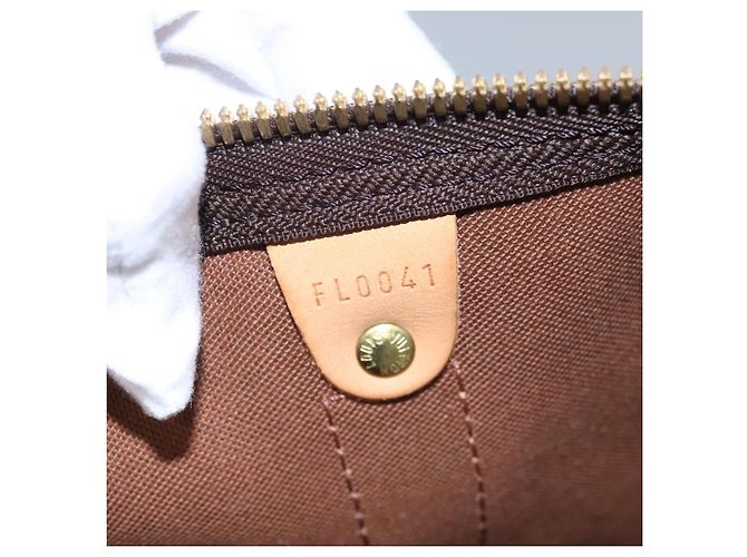 LOUIS VUITTON Monogram graffiti Keepall 50 Borsa Boston Khaki M92196 Auth EC602SAV Cachi - vista 12