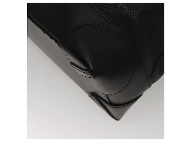 LOUIS VUITTON Borsa a Mano Taiga Steamer PM Nera M30339 LV Auth EC951SM Nero - vista 17