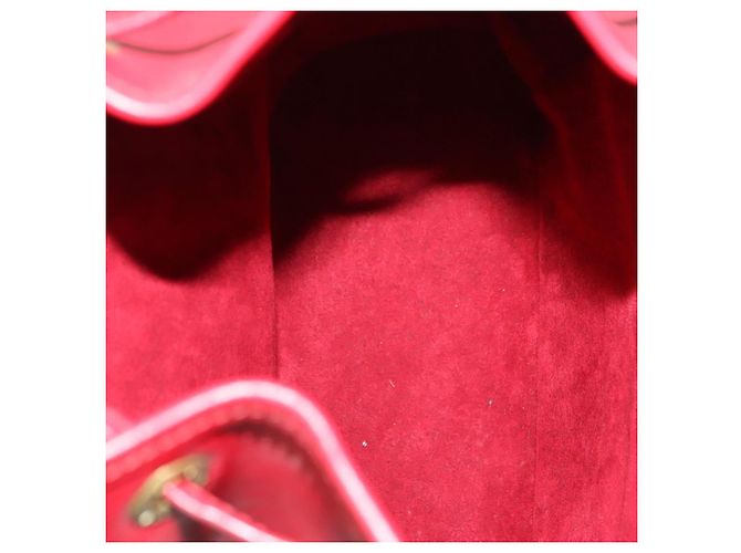 LOUIS VUITTON Zaino Epi Montsouris MM Monaco 700° Rosso LV Auth BD973SAV - vista 10