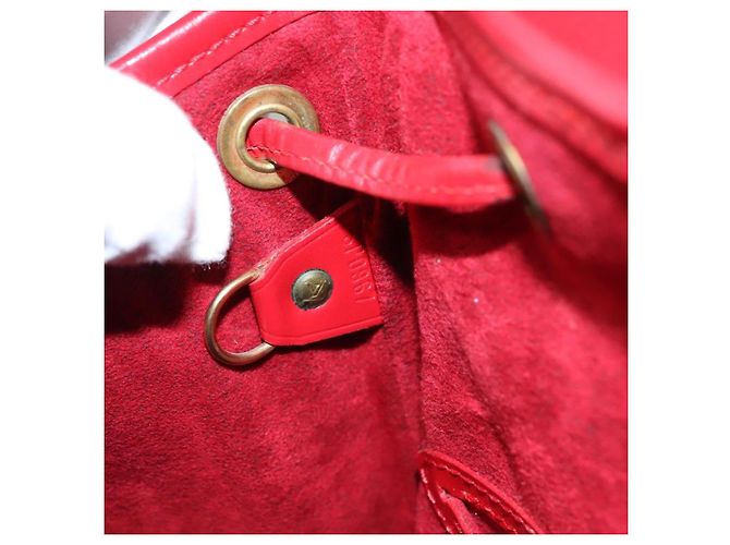 LOUIS VUITTON Zaino Epi Montsouris MM Monaco 700° Rosso LV Auth BD973SAV - vista 11