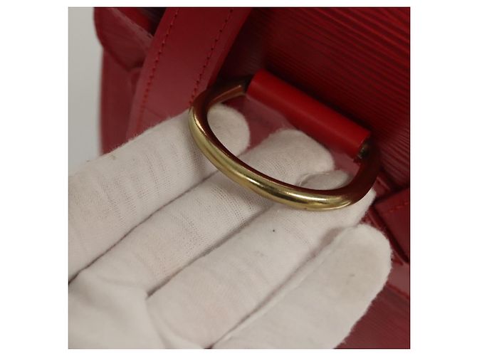 LOUIS VUITTON Zaino Epi Montsouris MM Monaco 700° Rosso LV Auth BD973SAV - vista 14