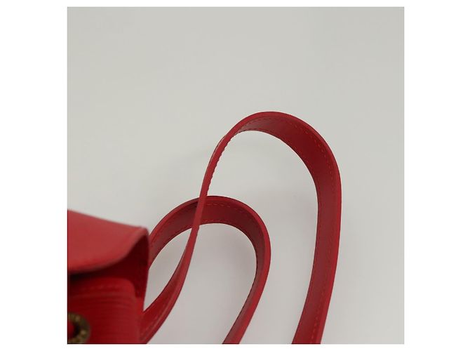 LOUIS VUITTON Zaino Epi Montsouris MM Monaco 700° Rosso LV Auth BD973SAV - vista 16