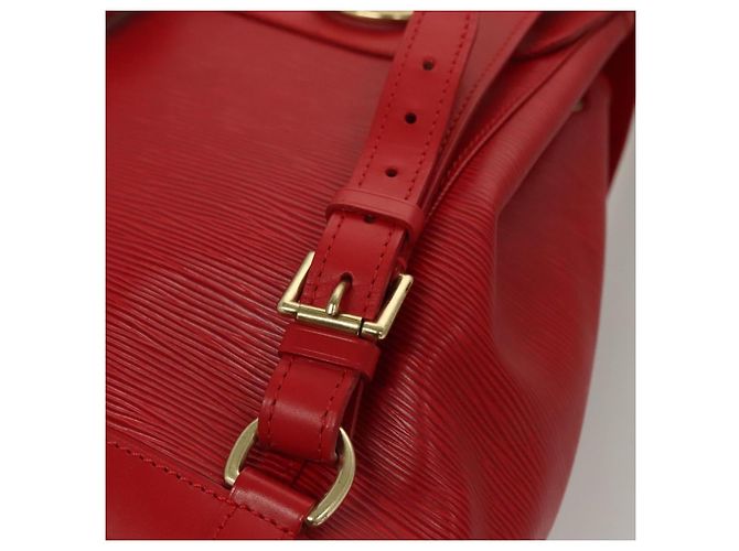 LOUIS VUITTON Zaino Epi Montsouris MM Monaco 700° Rosso LV Auth BD973SAV - vista 21