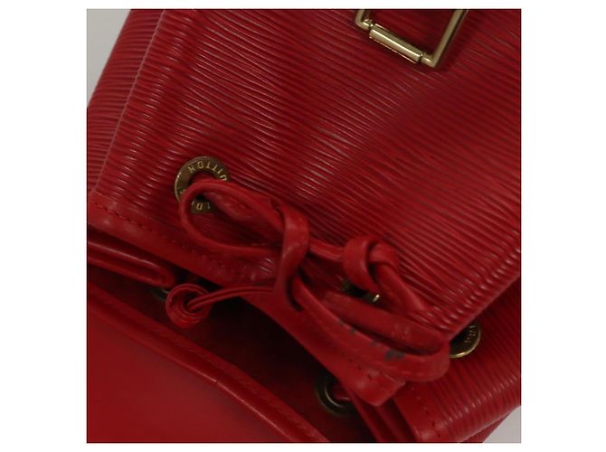 LOUIS VUITTON Zaino Epi Montsouris MM Monaco 700° Rosso LV Auth BD973SAV - vista 28