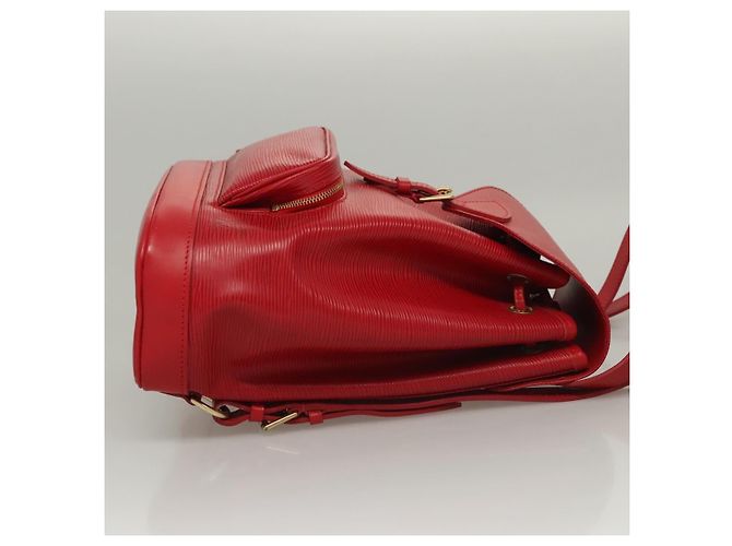LOUIS VUITTON Zaino Epi Montsouris MM Monaco 700° Rosso LV Auth BD973SAV - vista 3