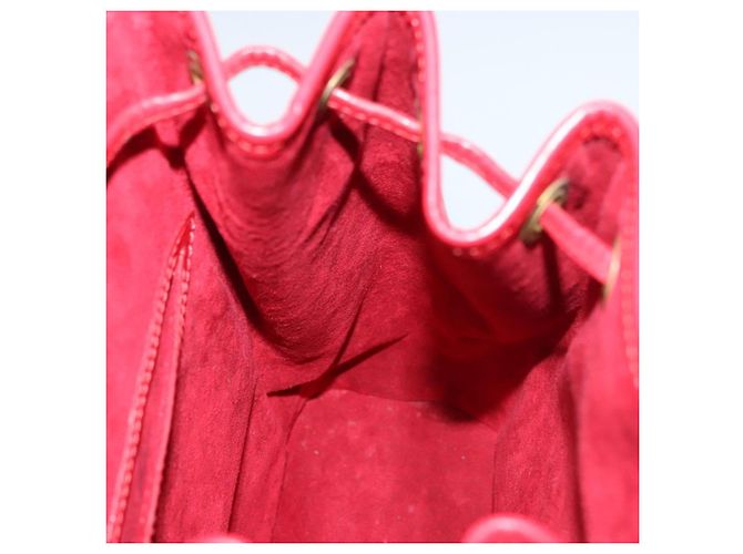 LOUIS VUITTON Zaino Epi Montsouris MM Monaco 700° Rosso LV Auth BD973SAV - vista 30