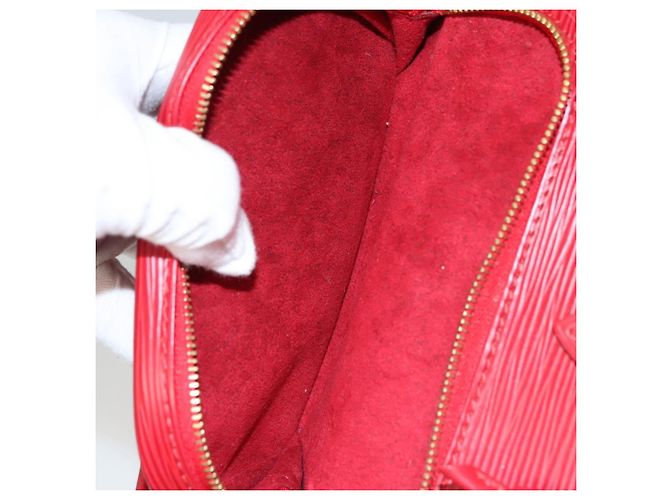LOUIS VUITTON Zaino Epi Montsouris MM Monaco 700° Rosso LV Auth BD973SAV - vista 32