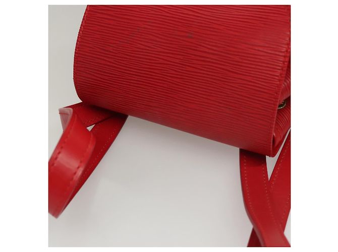 LOUIS VUITTON Zaino Epi Montsouris MM Monaco 700° Rosso LV Auth BD973SAV - vista 7