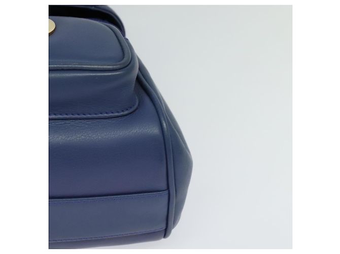 Christian Dior Backpack Leather Blue Auth BA875SAV - view 15