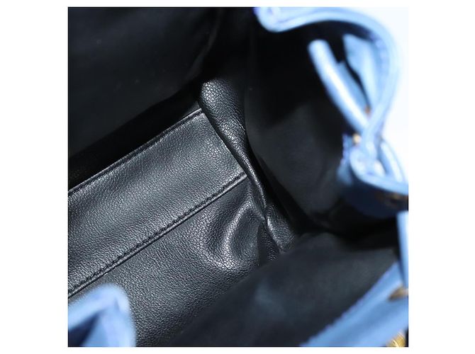 Christian Dior Backpack Leather Blue Auth BA875SAV - view 20