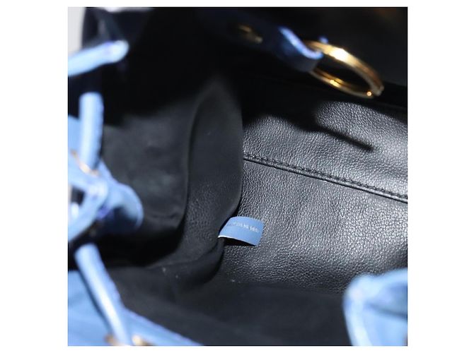 Christian Dior Backpack Leather Blue Auth BA875SAV - view 21