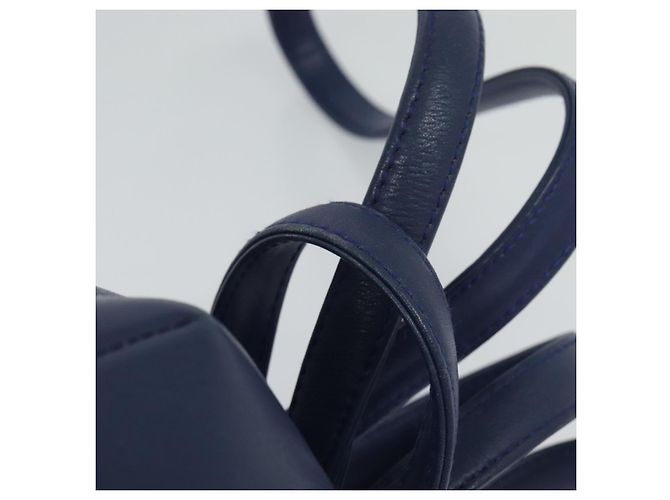 Christian Dior Backpack Leather Blue Auth BA875SAV - view 8
