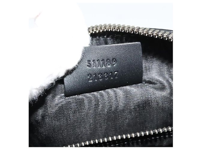 Borsa a spalla in pelle nera GUCCI SEGA Collaboration 511189 Auth BD1503SAV Nero - vista 11