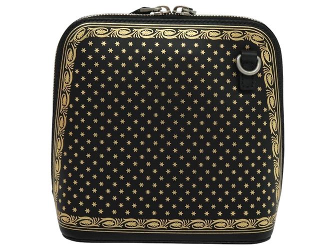 Borsa a spalla in pelle nera GUCCI SEGA Collaboration 511189 Auth BD1503SAV Nero - vista 2