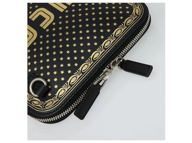 Borsa a spalla in pelle nera GUCCI SEGA Collaboration 511189 Auth BD1503SAV Nero - vista 5