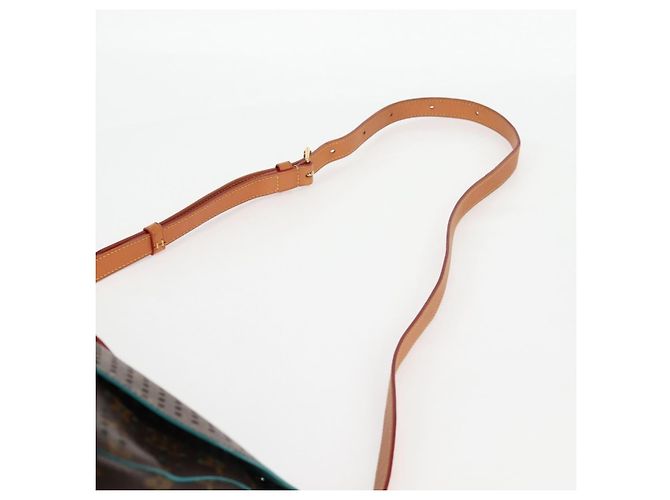 LOUIS VUITTON Borsa a Spalla Monogram Perfo Saumur 30 M93998 LV Auth BA1291SAV Monogramma - vista 16
