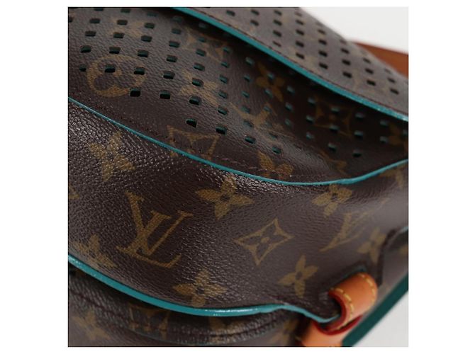 LOUIS VUITTON Borsa a Spalla Monogram Perfo Saumur 30 M93998 LV Auth BA1291SAV Monogramma - vista 18