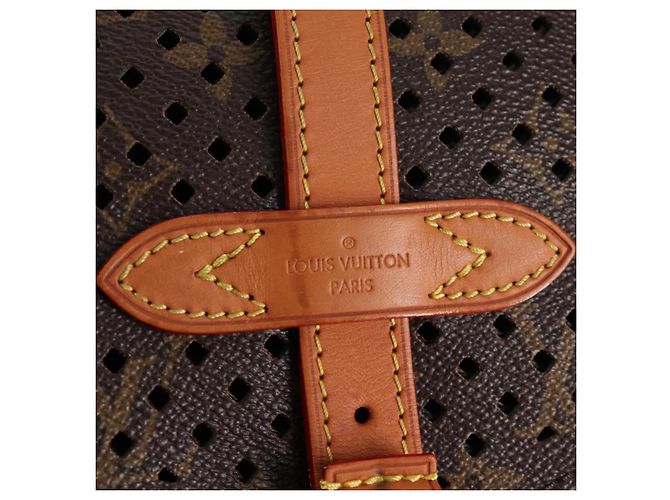 LOUIS VUITTON Borsa a Spalla Monogram Perfo Saumur 30 M93998 LV Auth BA1291SAV Monogramma - vista 26