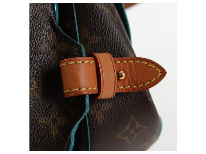 LOUIS VUITTON Borsa a Spalla Monogram Perfo Saumur 30 M93998 LV Auth BA1291SAV Monogramma - vista 9