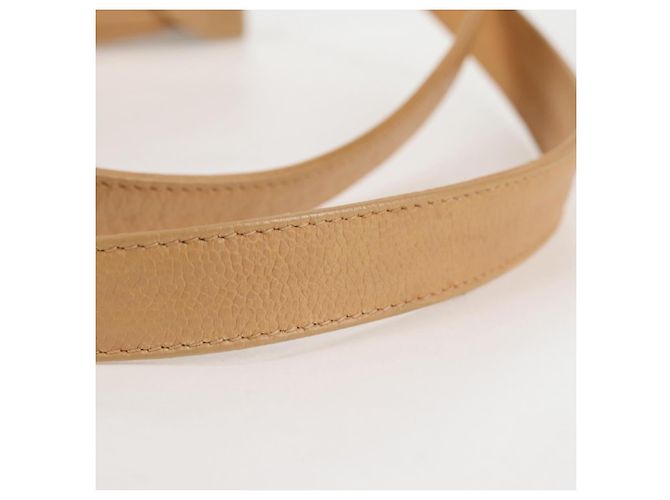 Zaino CHANEL in pelle di vitello beige oro CC Auth kk466V D'oro - vista 9