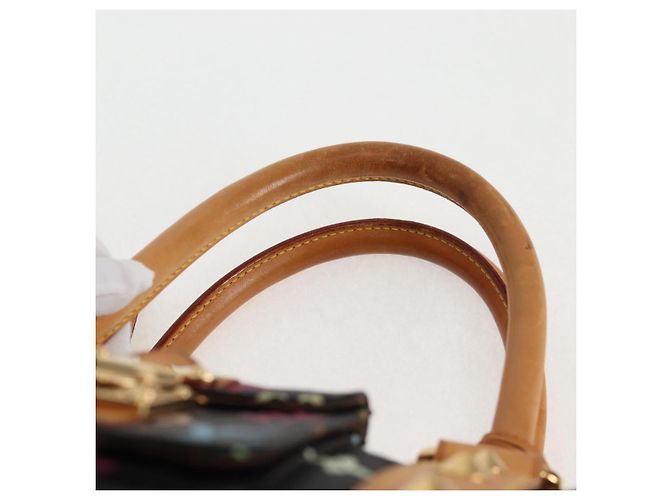 LOUIS VUITTON Keepall 45 Tasche Monogram Multicolor Schwarz M92640 Auth 117676SAV - Ansicht 14