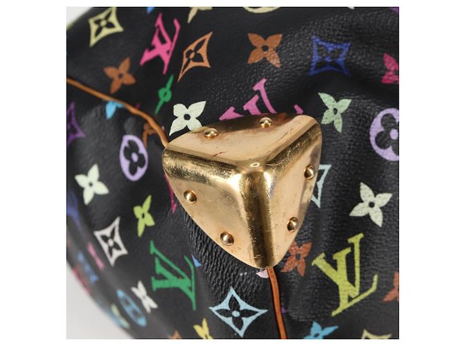 LOUIS VUITTON Keepall 45 Tasche Monogram Multicolor Schwarz M92640 Auth 117676SAV - Ansicht 15