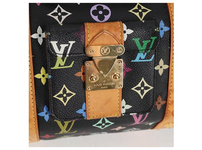 LOUIS VUITTON Keepall 45 Tasche Monogram Multicolor Schwarz M92640 Auth 117676SAV - Ansicht 21