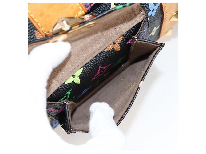 LOUIS VUITTON Keepall 45 Tasche Monogram Multicolor Schwarz M92640 Auth 117676SAV - Ansicht 23