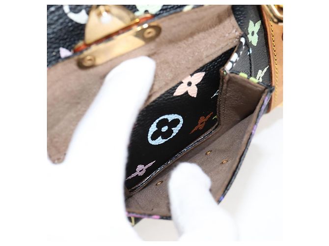 LOUIS VUITTON Keepall 45 Tasche Monogram Multicolor Schwarz M92640 Auth 117676SAV - Ansicht 26