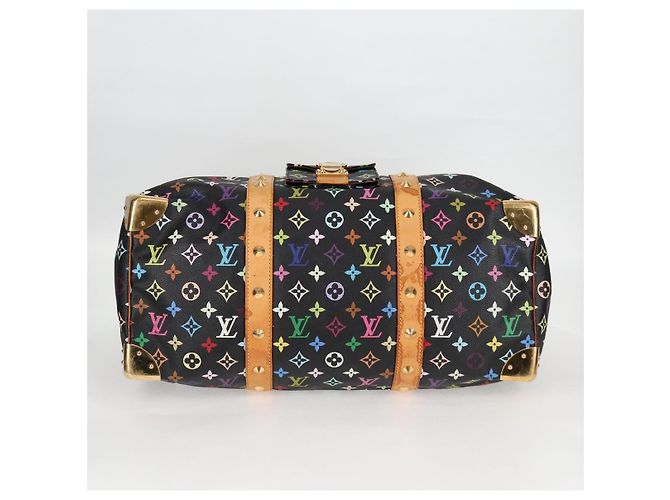 LOUIS VUITTON Keepall 45 Tasche Monogram Multicolor Schwarz M92640 Auth 117676SAV - Ansicht 5