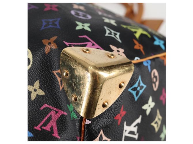 LOUIS VUITTON Keepall 45 Tasche Monogram Multicolor Schwarz M92640 Auth 117676SAV - Ansicht 8