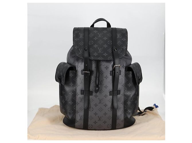 LOUIS VUITTON Monogram Eclipse Christopher PM Rucksack M46331 LV Auth ar13619SM Monogramm - Ansicht 12