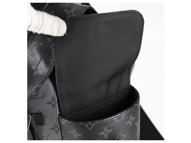 LOUIS VUITTON Monogram Eclipse Christopher PM Rucksack M46331 LV Auth ar13619SM Monogramm - Ansicht 19