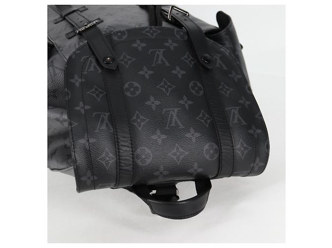 LOUIS VUITTON Monogram Eclipse Christopher PM Rucksack M46331 LV Auth ar13619SM Monogramm - Ansicht 6