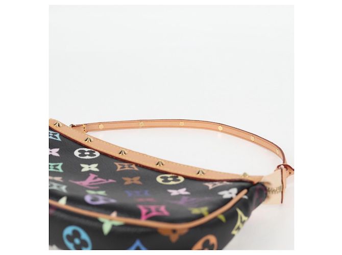 LOUIS VUITTON Pochette Accessoires Multicolore Monogramma Nero M92648 Auth BA1927SAV - vista 13