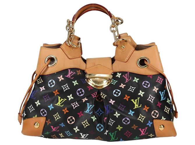 LOUIS VUITTON Monogram Multicolor Ursula Tote Bag Schwarz M40124 LV Auth 123617SAV - Ansicht 13