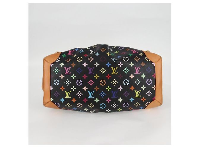LOUIS VUITTON Monogram Multicolor Ursula Tote Bag Schwarz M40124 LV Auth 123617SAV - Ansicht 5