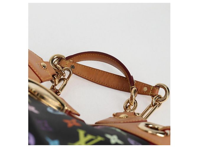 LOUIS VUITTON Monogram Multicolor Ursula Tote Bag Schwarz M40124 LV Auth 123617SAV - Ansicht 8