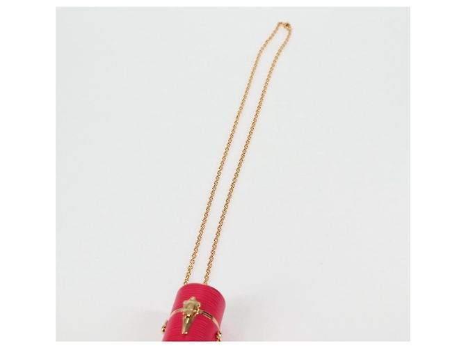 Custodia per rossetto Epi LOUIS VUITTON Pochette cosmetica Rosa R97984 LV Auth MX267M - vista 14
