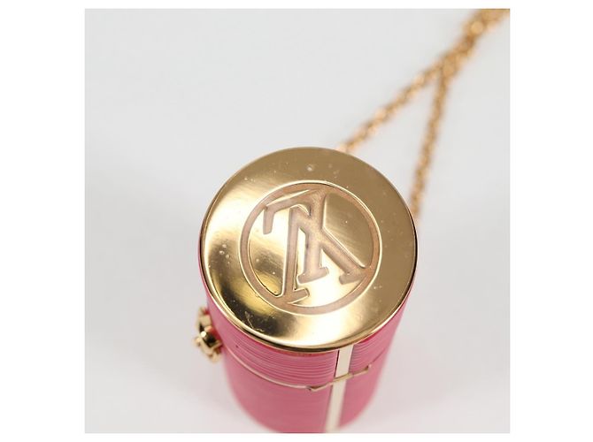 Custodia per rossetto Epi LOUIS VUITTON Pochette cosmetica Rosa R97984 LV Auth MX267M - vista 6